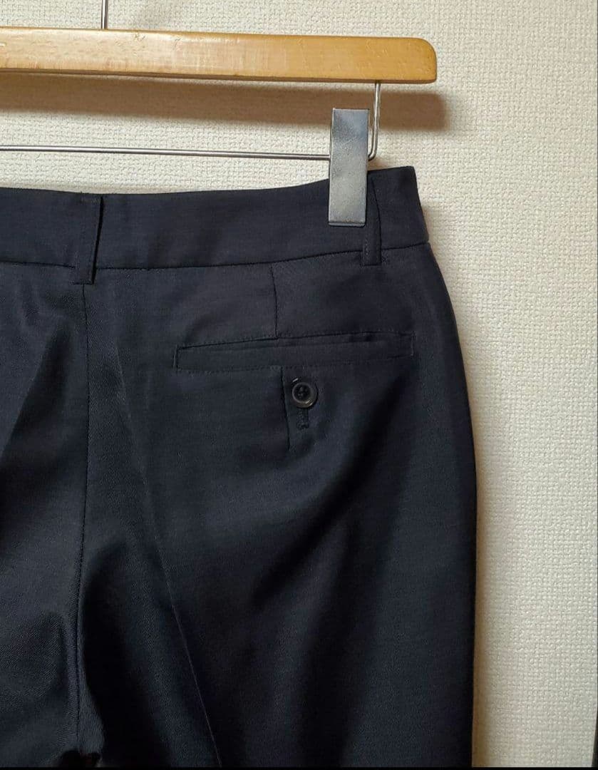 スーツカンパニー　シー　レディース　パンツ　スーツ　濃紺　ウォッシャブル　36