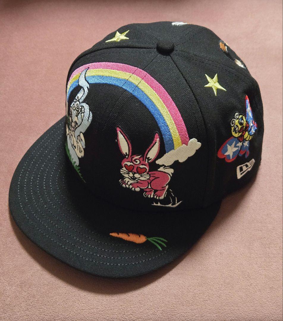 新作　KENZO 虎とウサギの刺繍キャップ