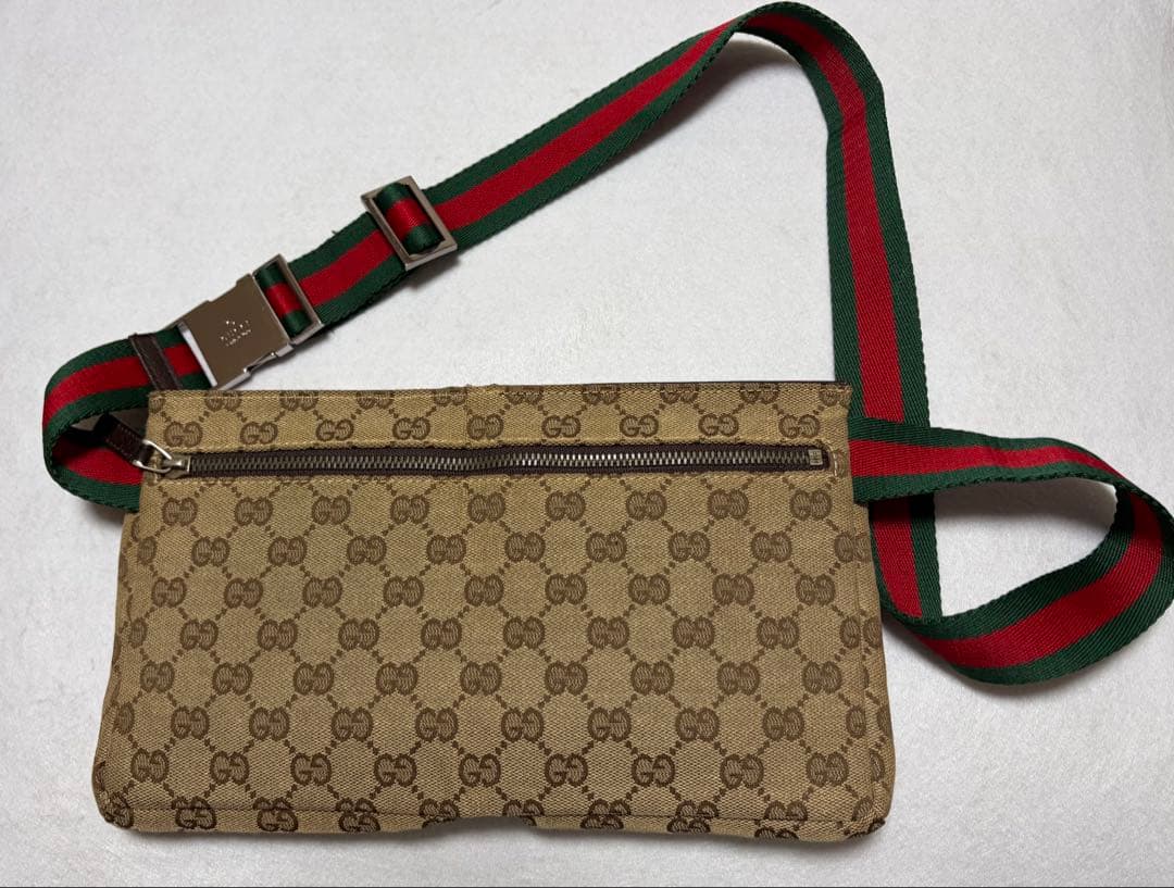 GUCCI グッチ GGキャンバス レザー GG柄 シェリーライン