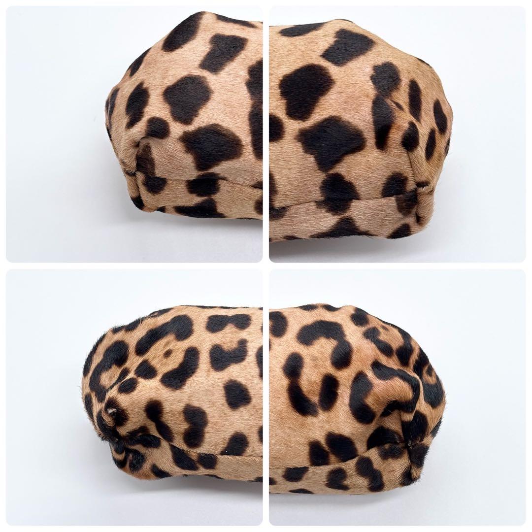 ドルチェアンドガッバーナ Dolce&Gabbana ポーチ ハラコ がま口