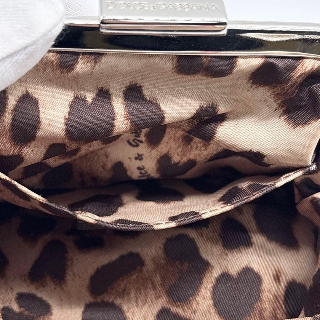 ドルチェアンドガッバーナ Dolce&Gabbana ポーチ ハラコ がま口
