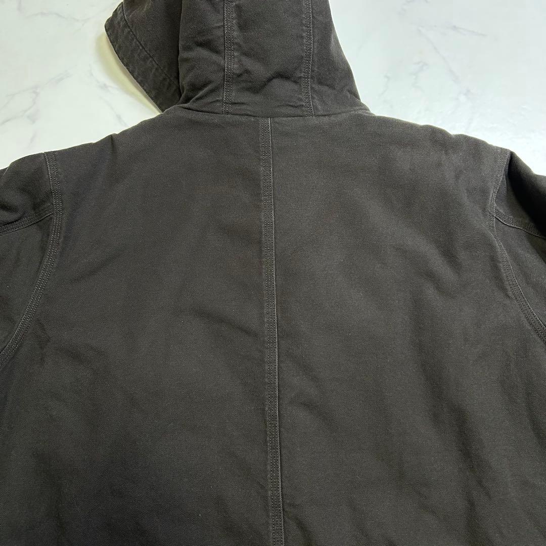 【11年製】パタゴニア ラインドキャンバス フーディ 焚き火ジャケット L 茶色