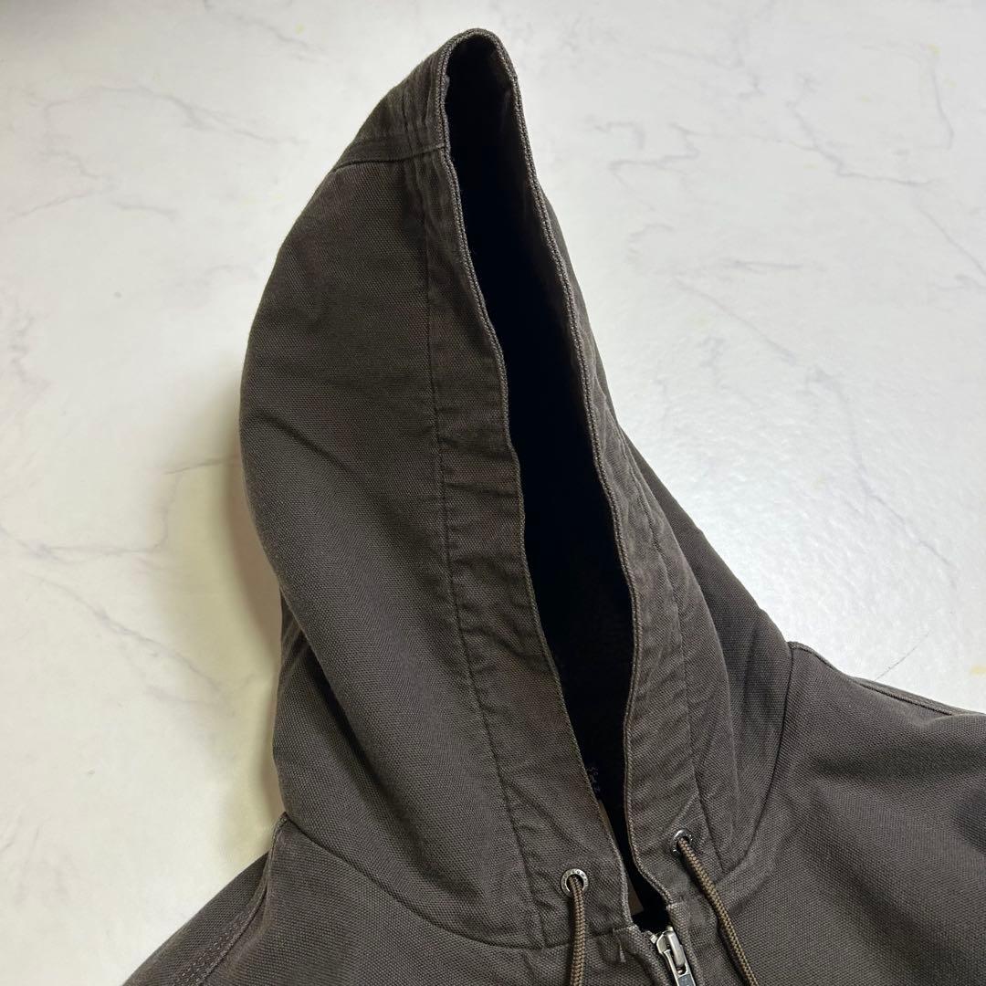 【11年製】パタゴニア ラインドキャンバス フーディ 焚き火ジャケット L 茶色