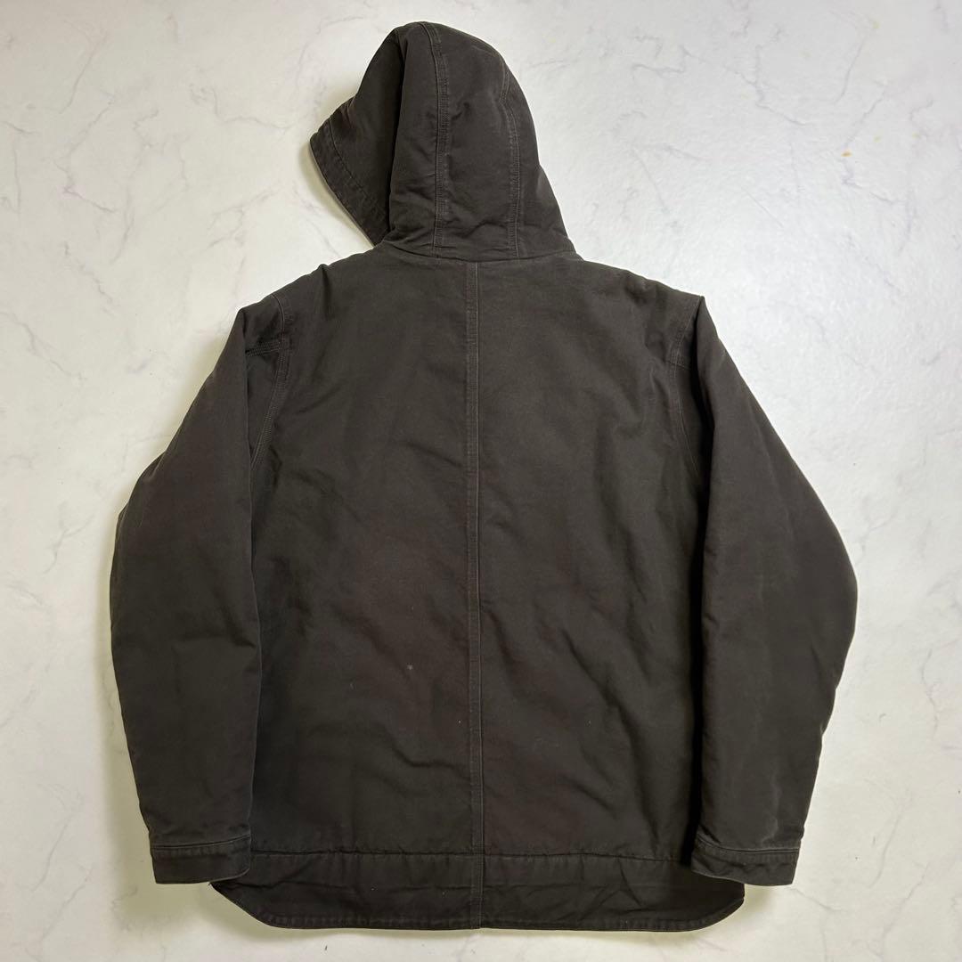 【11年製】パタゴニア ラインドキャンバス フーディ 焚き火ジャケット L 茶色