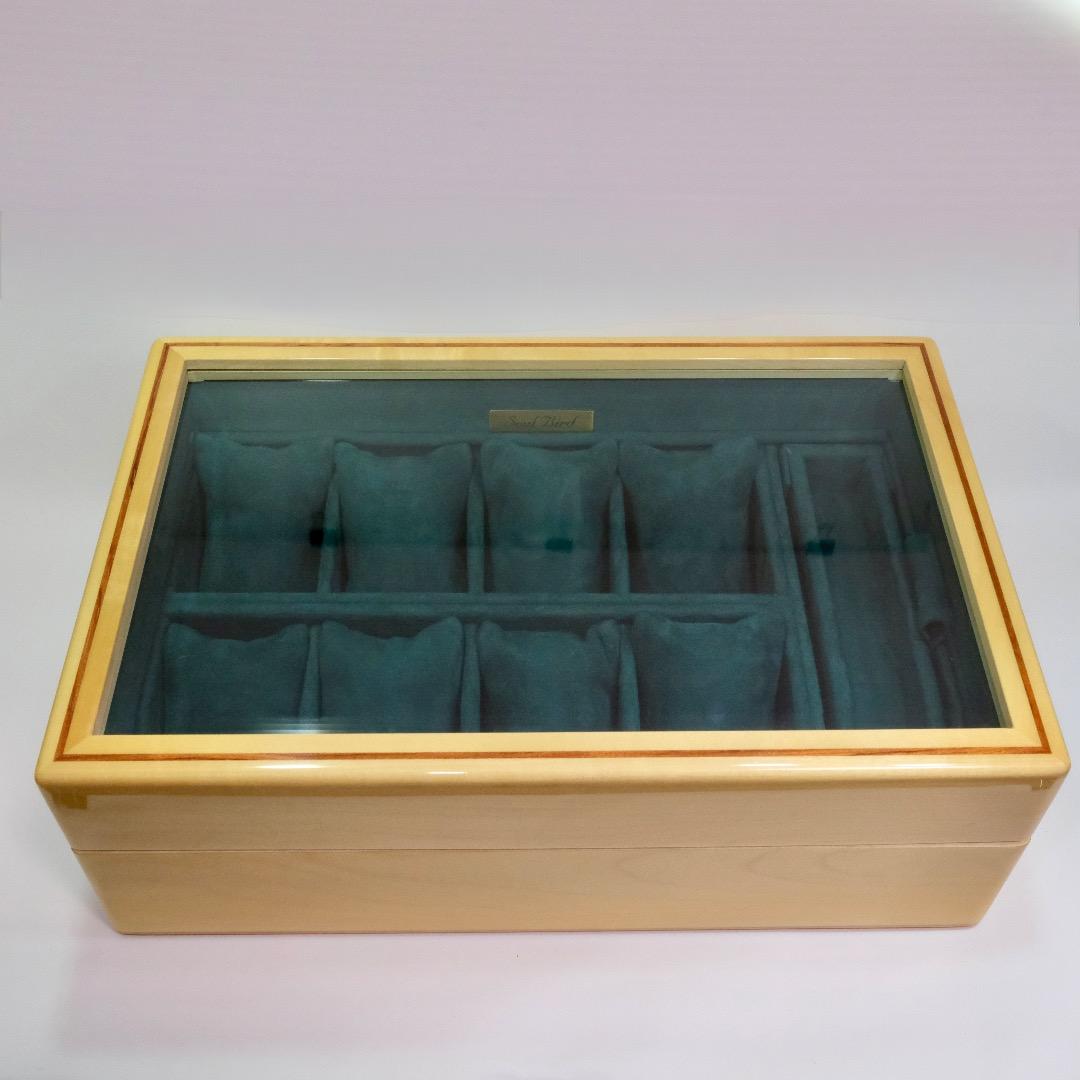 soulbird トチ inly top 時計ケース 8本用 ラムスエード