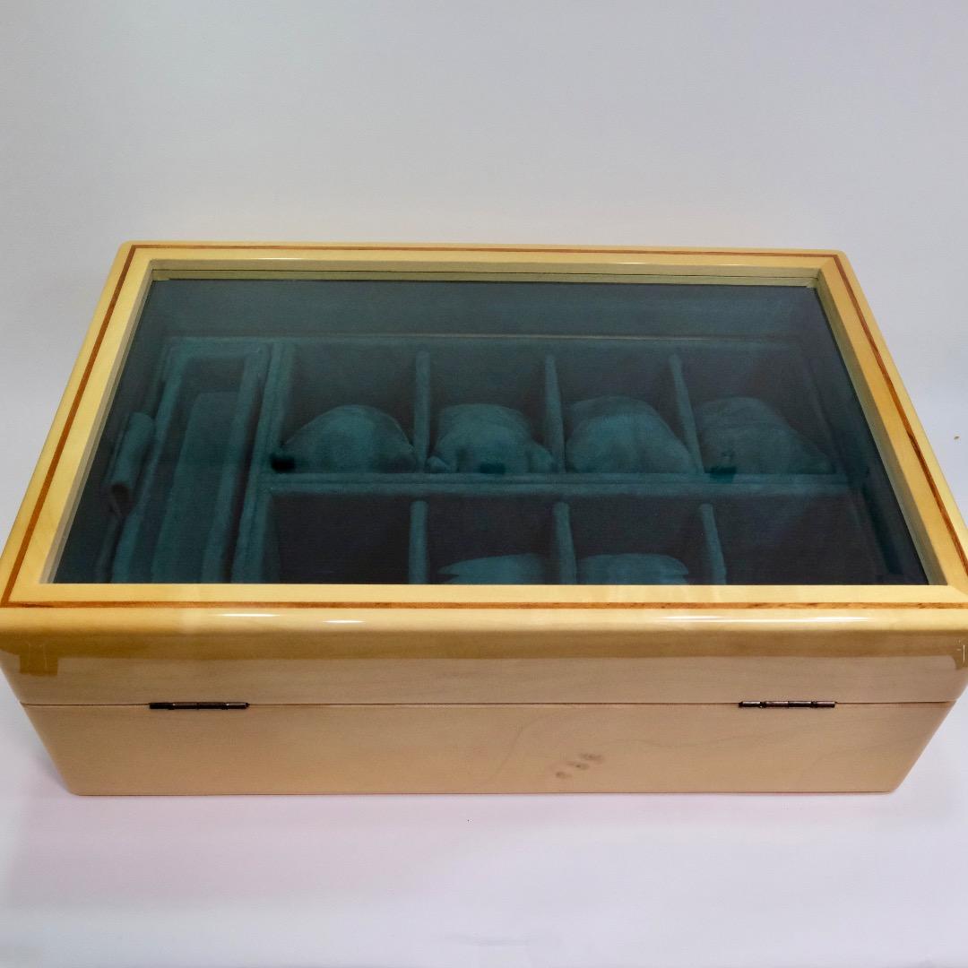 soulbird トチ inly top 時計ケース 8本用 ラムスエード