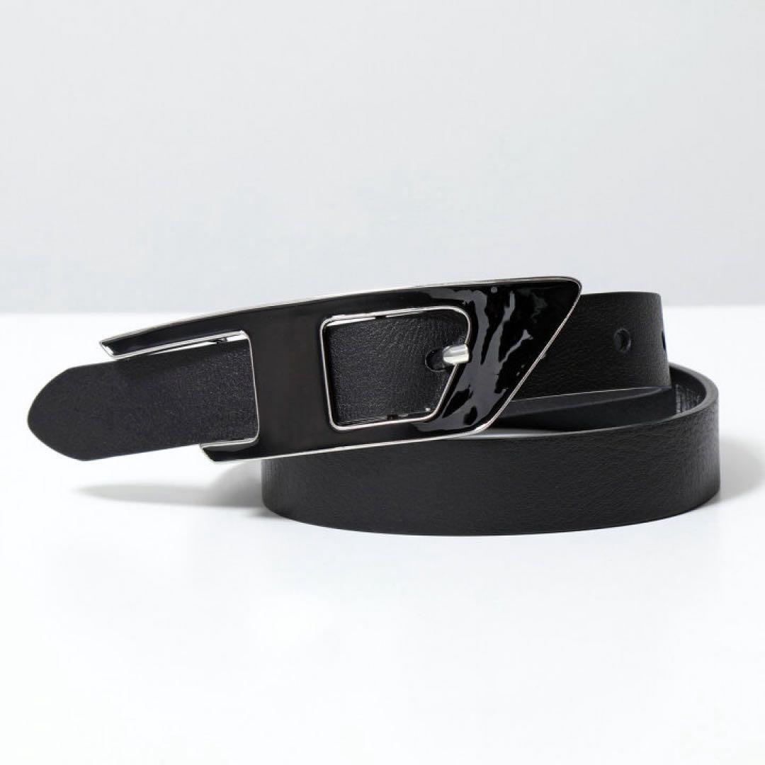 DIESEL ディーゼル ベルト B-DLOGOバックル レザー ロゴ ナロー