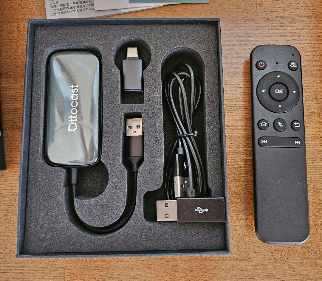 @　Ottocast Play2Video Ultra リモコン付属