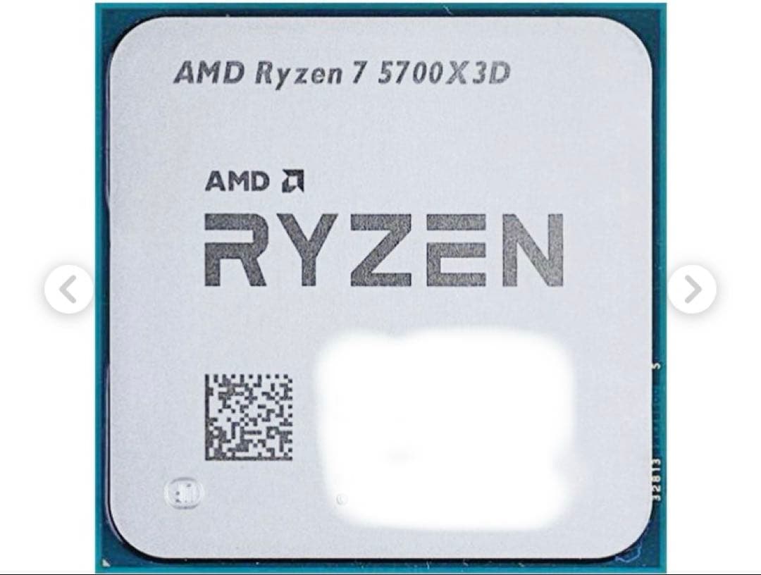 AMD Ryzen 7 5700X3D 8コア CPU