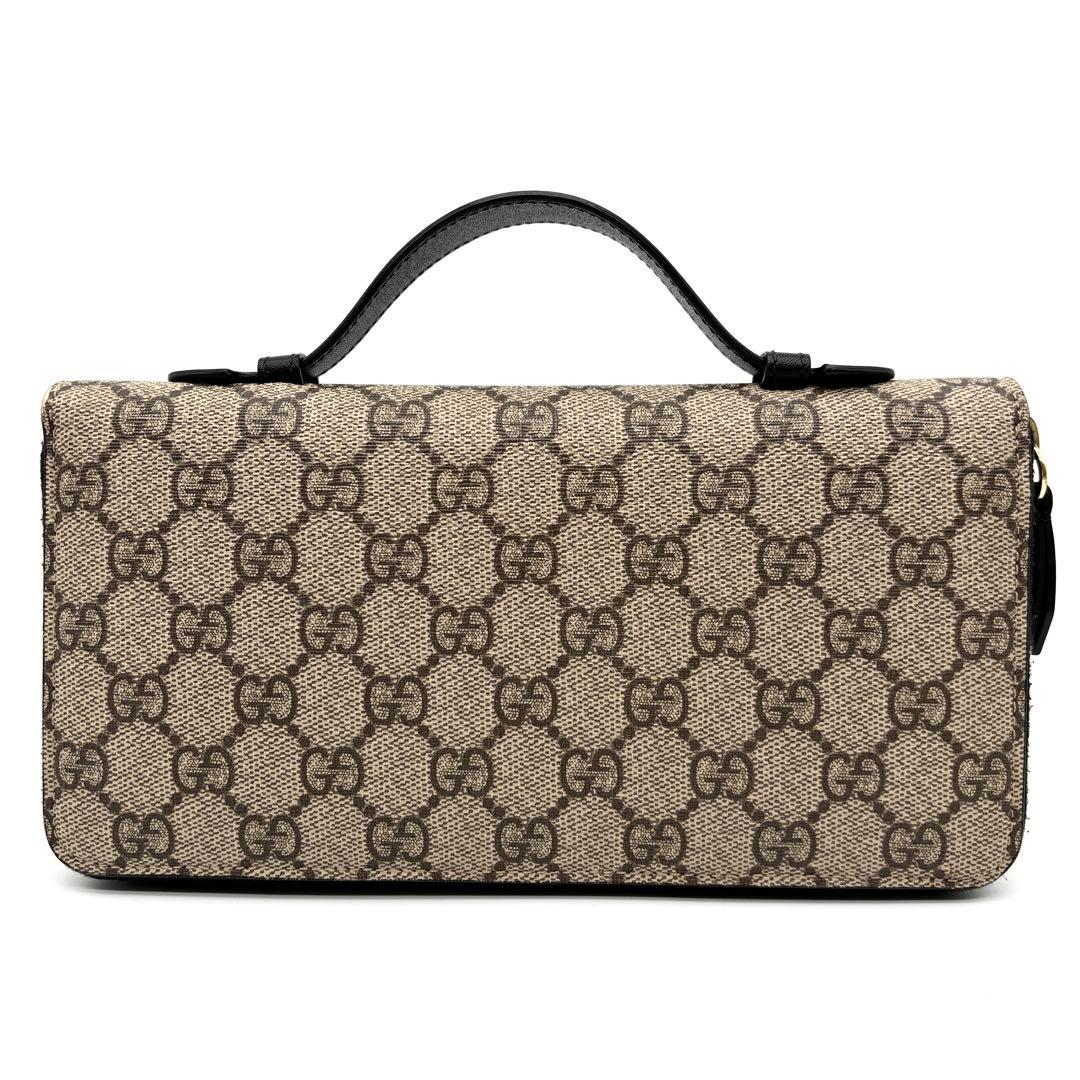 【極美品】グッチ 長財布 オーガナイザー GGスプリーム トラベルウォレット