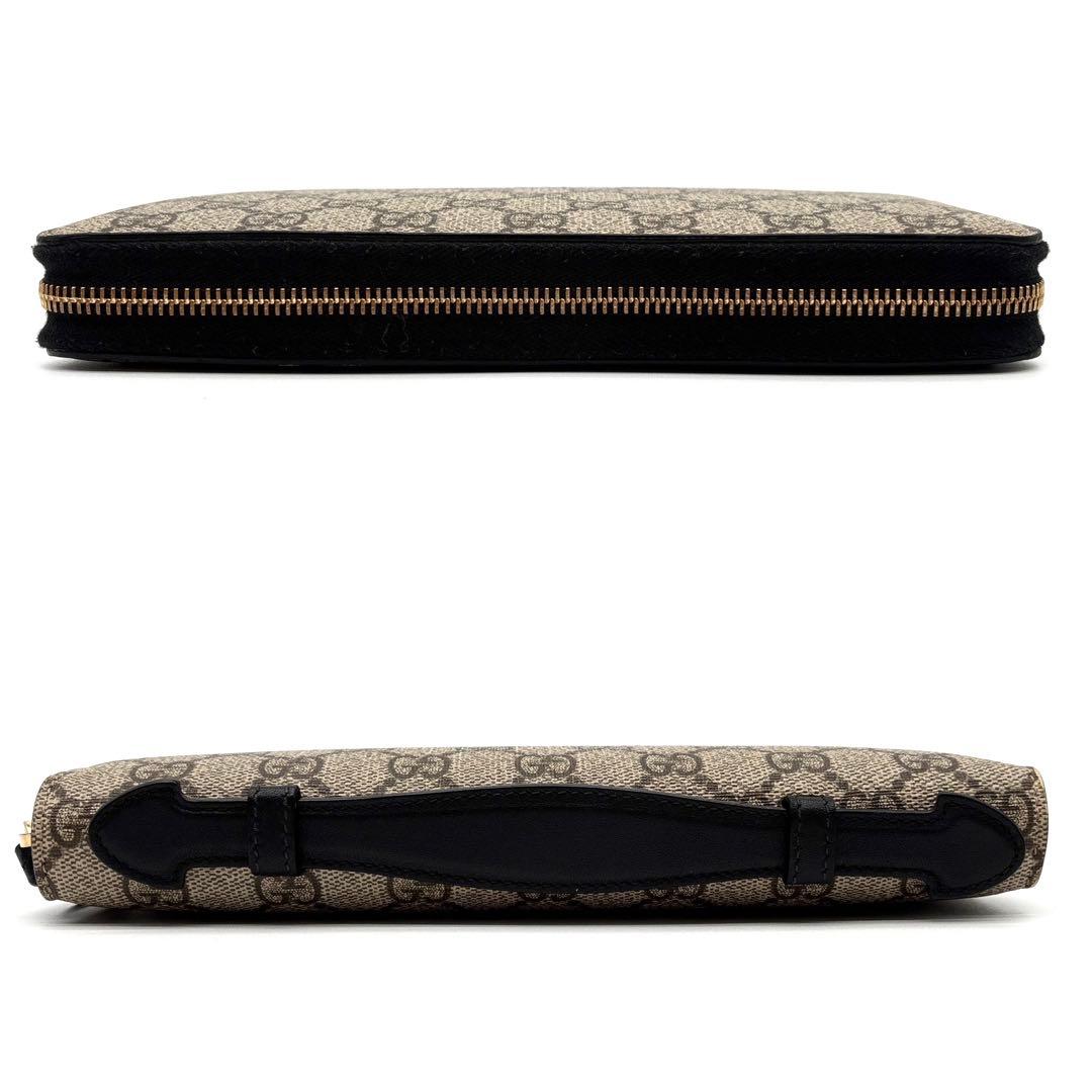 【極美品】グッチ 長財布 オーガナイザー GGスプリーム トラベルウォレット