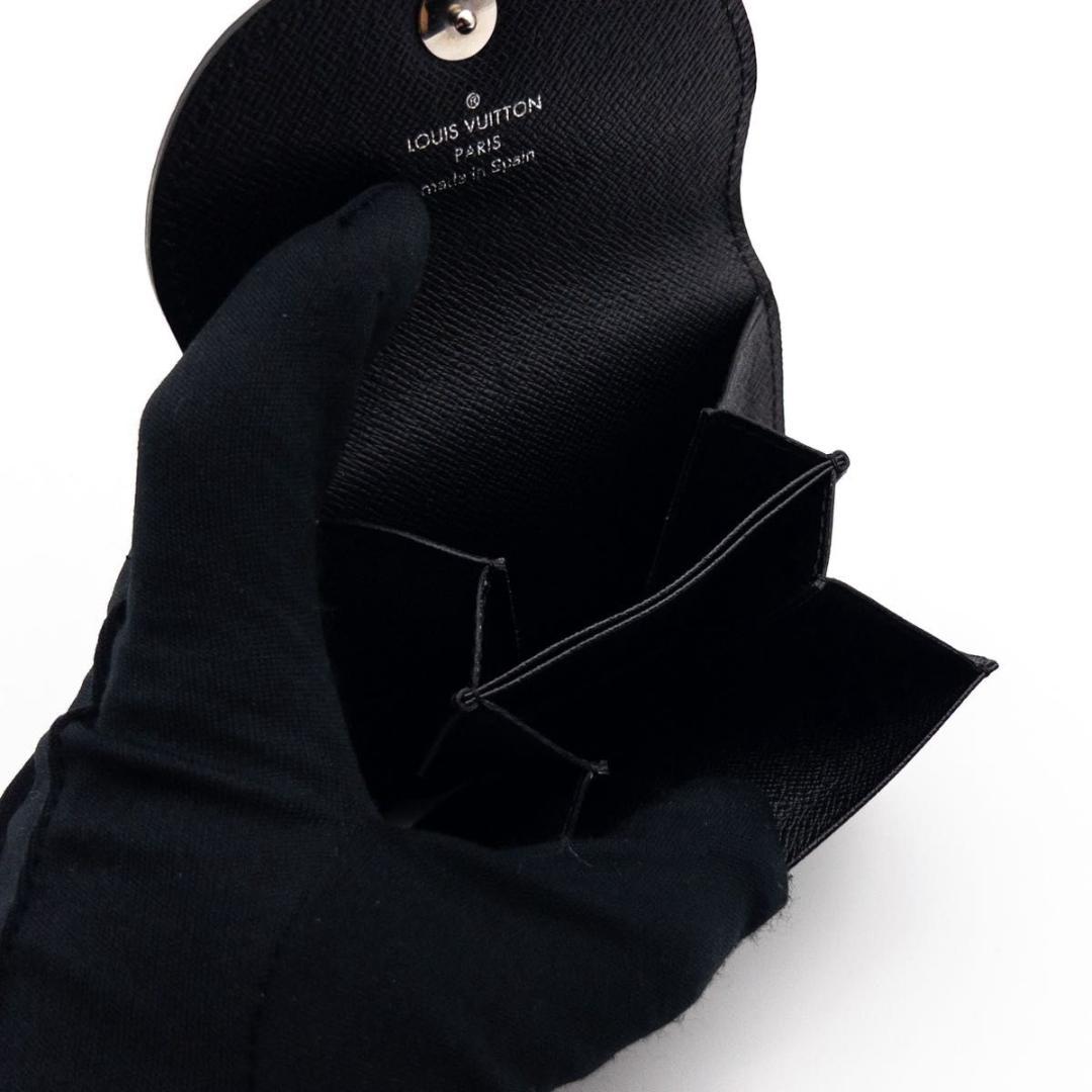 【超極美品】ルイヴィトン　ポルトモネアコルディオン　エピ　ケース　黒