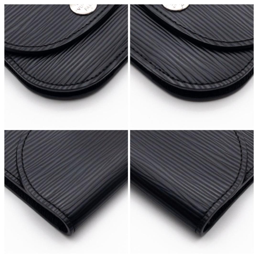 【超極美品】ルイヴィトン　ポルトモネアコルディオン　エピ　ケース　黒