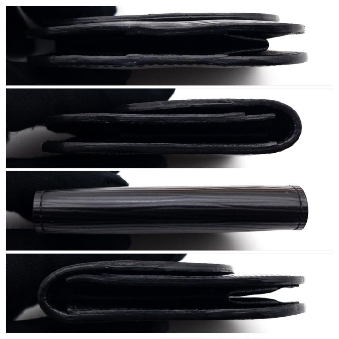 【超極美品】ルイヴィトン　ポルトモネアコルディオン　エピ　ケース　黒