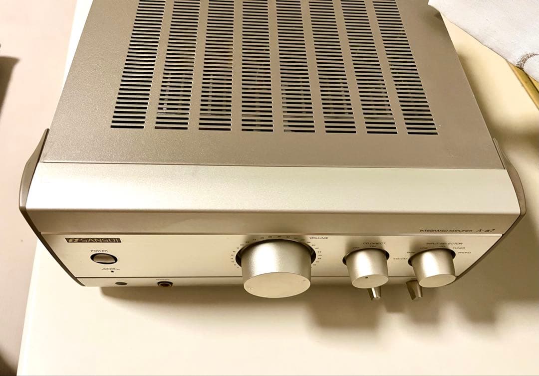 サンスイ SANSUI アンプ　A-α7（リモコン付き）