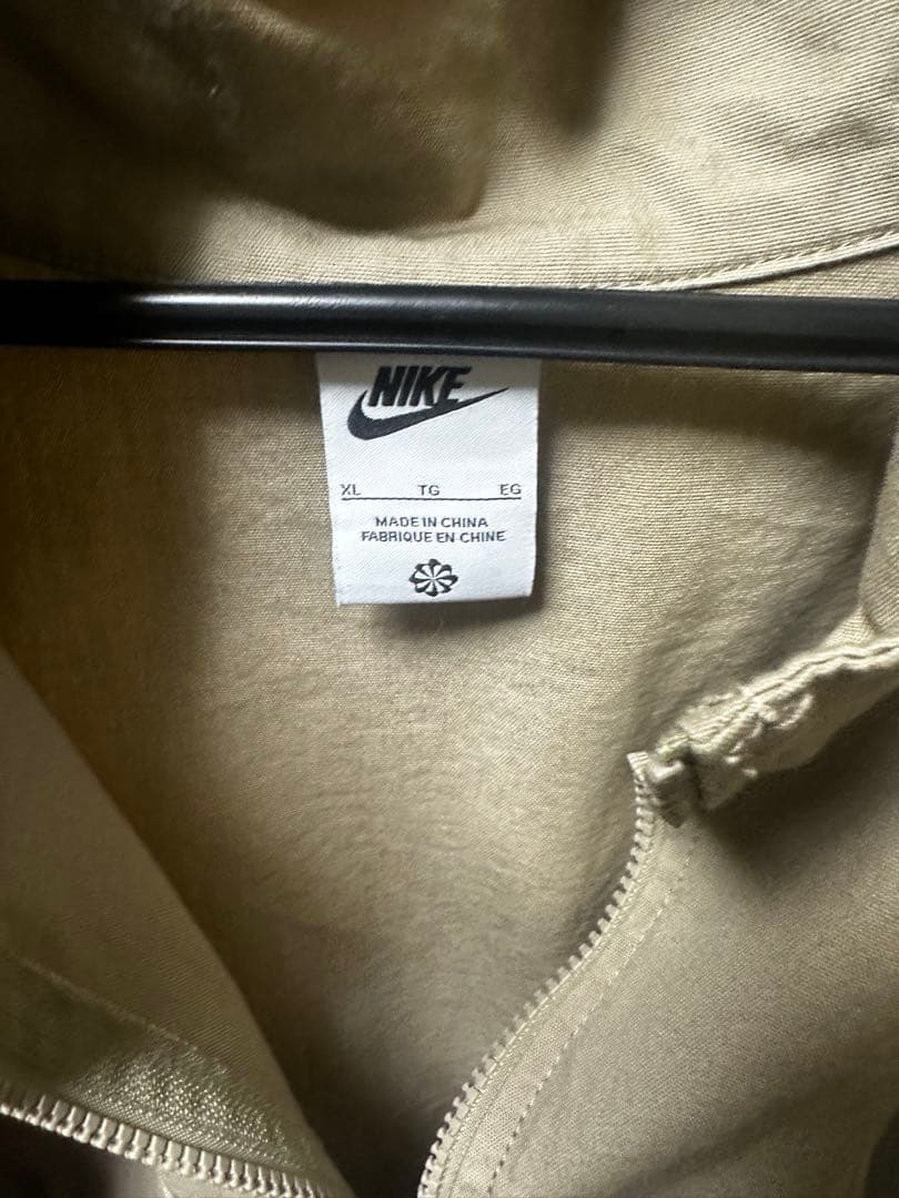 NIKE ハーフジップジャケット XL ベージュ