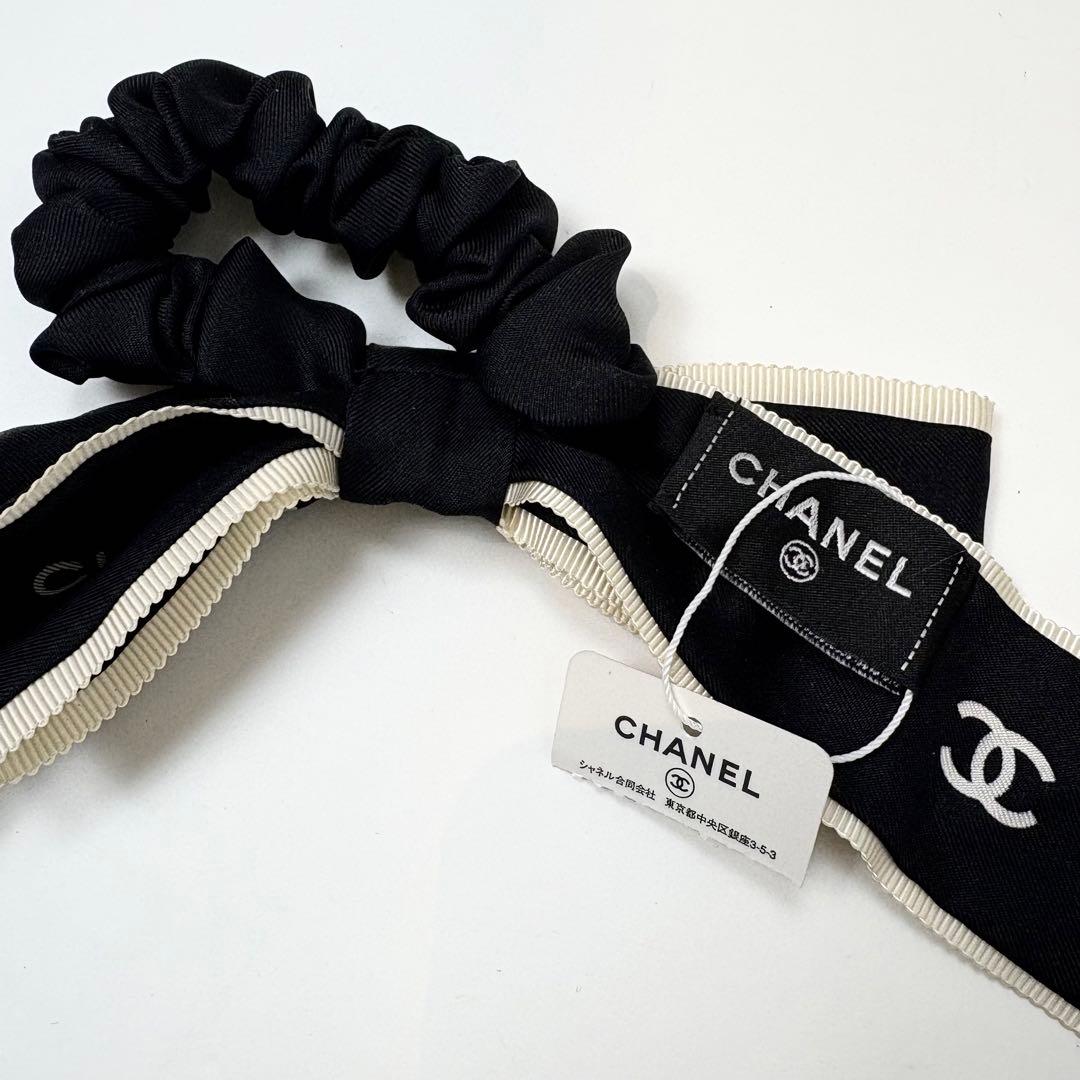 CHANEL ジェニー着用 未使用タグ有 ロゴシュシュ