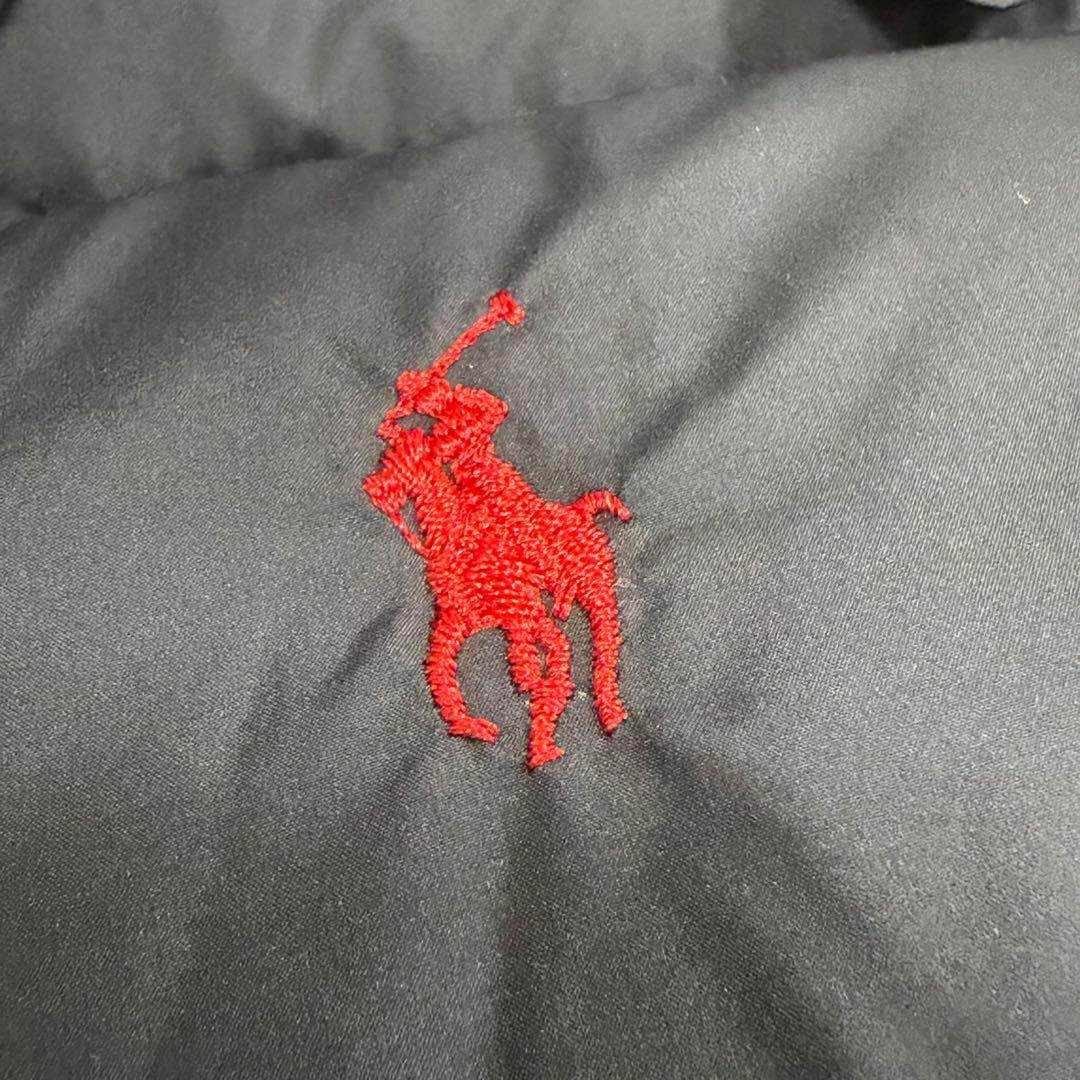 ポロラルフローレン タグ付き ダウンジャケット ポニー フード ネイビー S