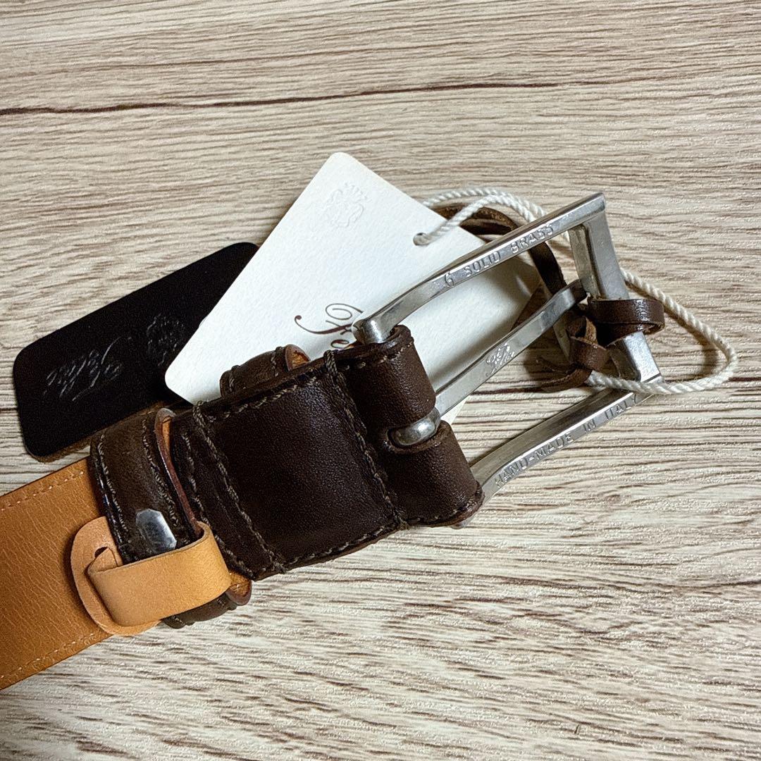 FELISI フェリージ ベルト イタリア製 牛革 80㎝44-80 ブラウン