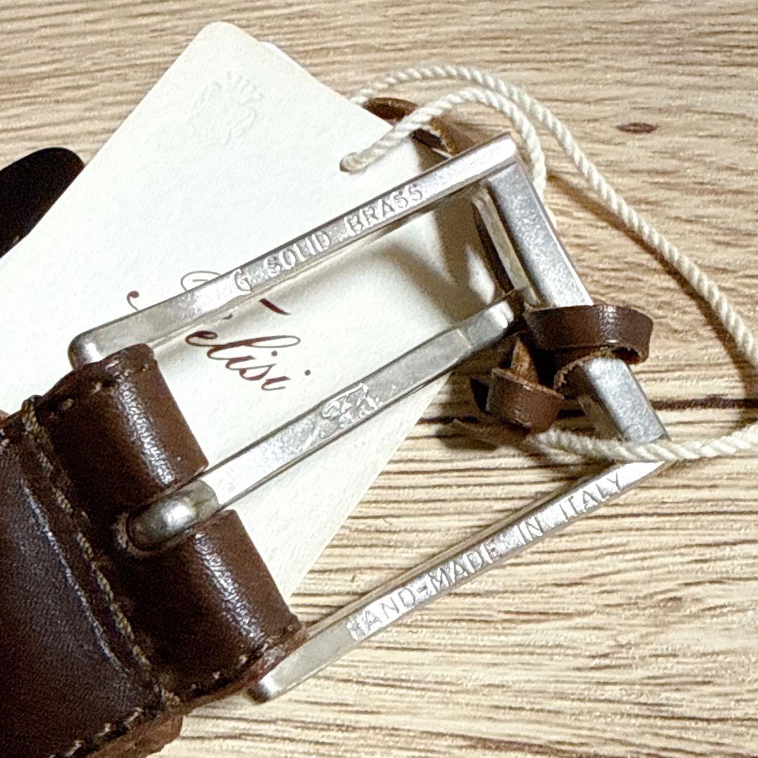 FELISI フェリージ ベルト イタリア製 牛革 80㎝44-80 ブラウン