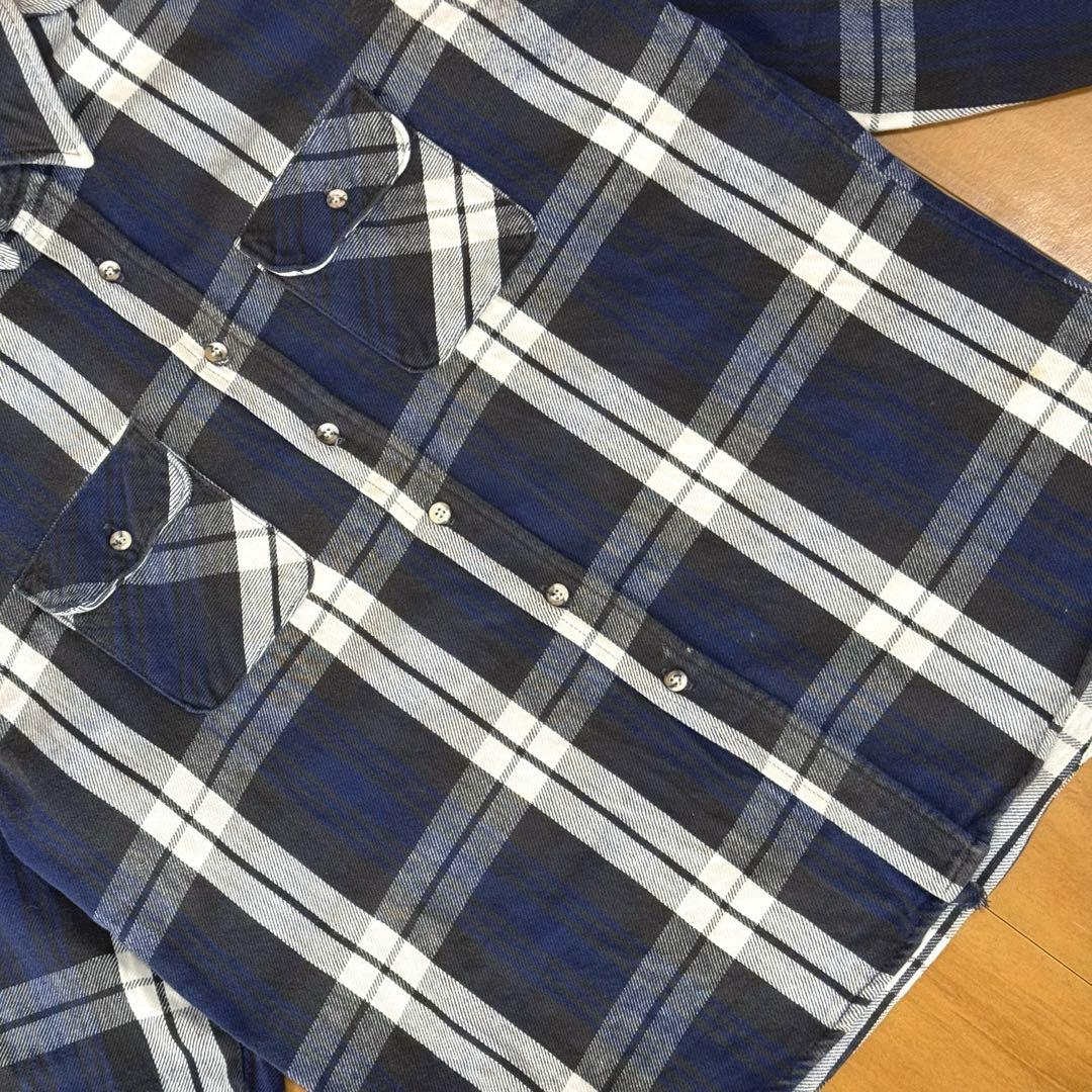 B.O.G. TRADING 80s USA製 ヘビーネルシャツ ヘビネル