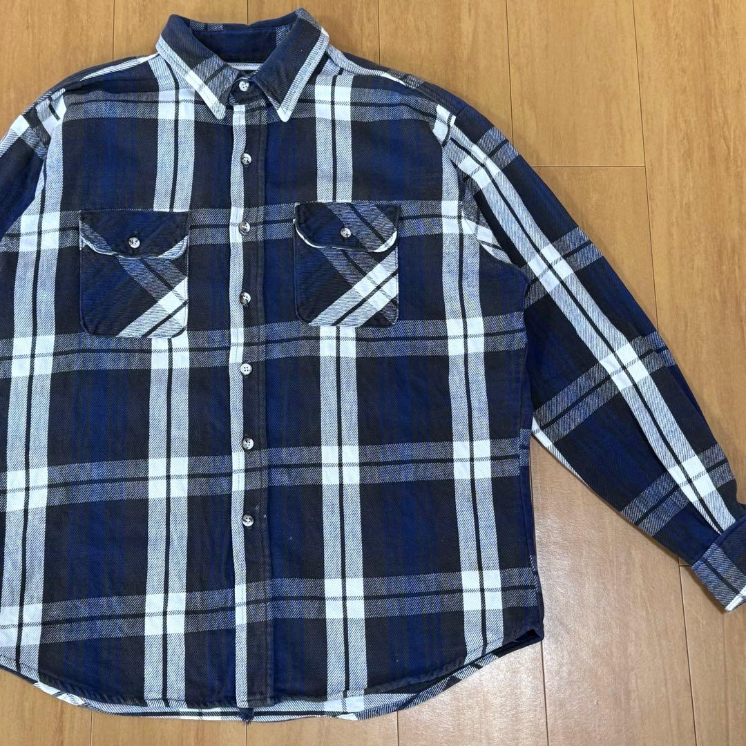 B.O.G. TRADING 80s USA製 ヘビーネルシャツ ヘビネル