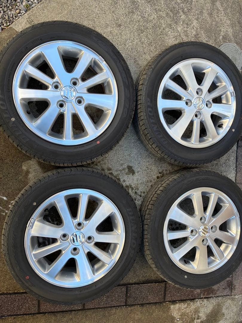 m様　エブリイワゴン　da17w 純正　ホイール　タイヤ　二本分