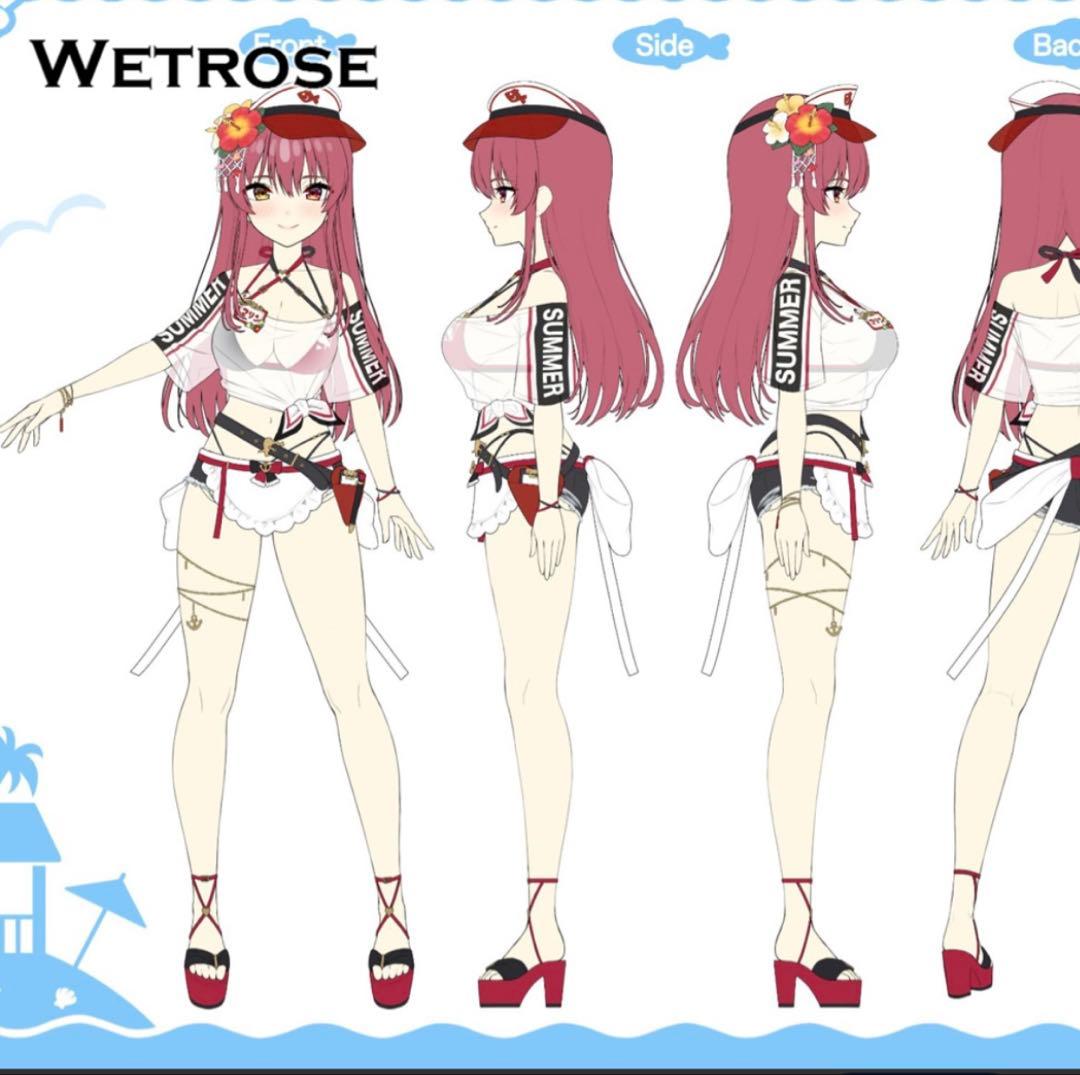 宝鐘マリン ホロナツ 水着衣装フルセット