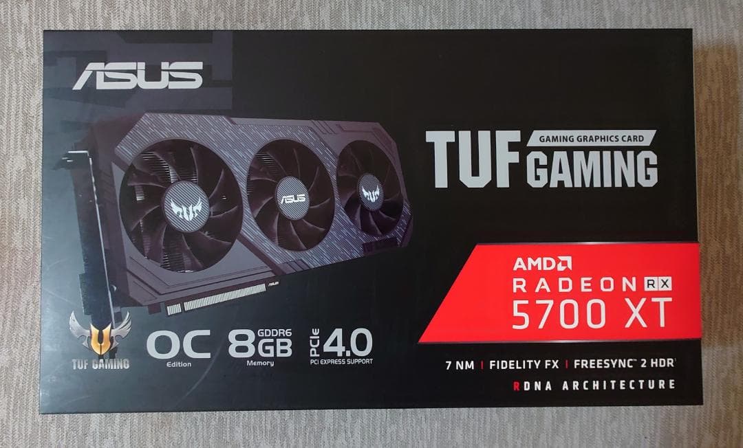 グラフィックボード・グラボ・ビデオカード ASUS RADEON RX 5700 XT TUF GAMING 8GB