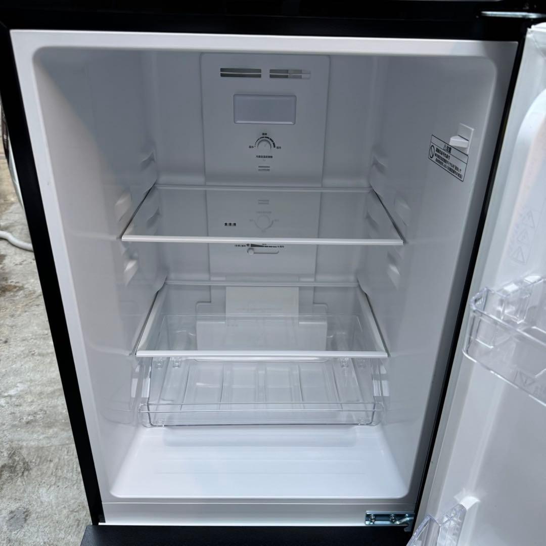 148⭐️2025.24年製セット★ニトリ冷蔵庫　ハイセンス洗濯機　ブラック　黒