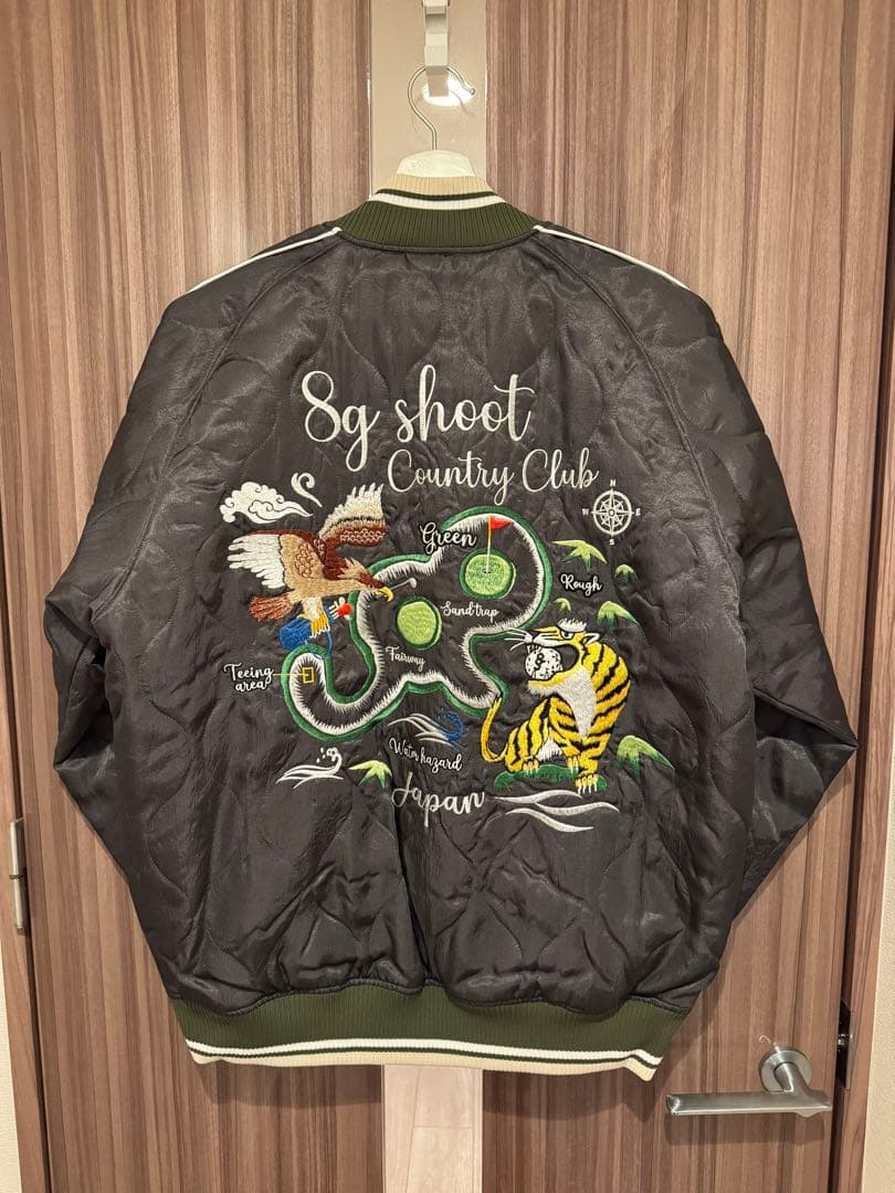 新品8gshoot エイジシュート スカジャン L カーキ　窪塚洋介 完売品