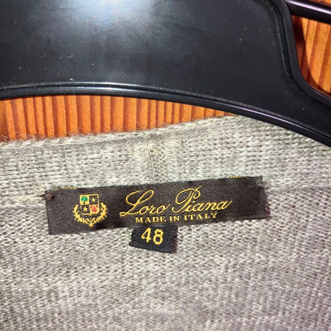 Loro Piana グレー カーディガン 48