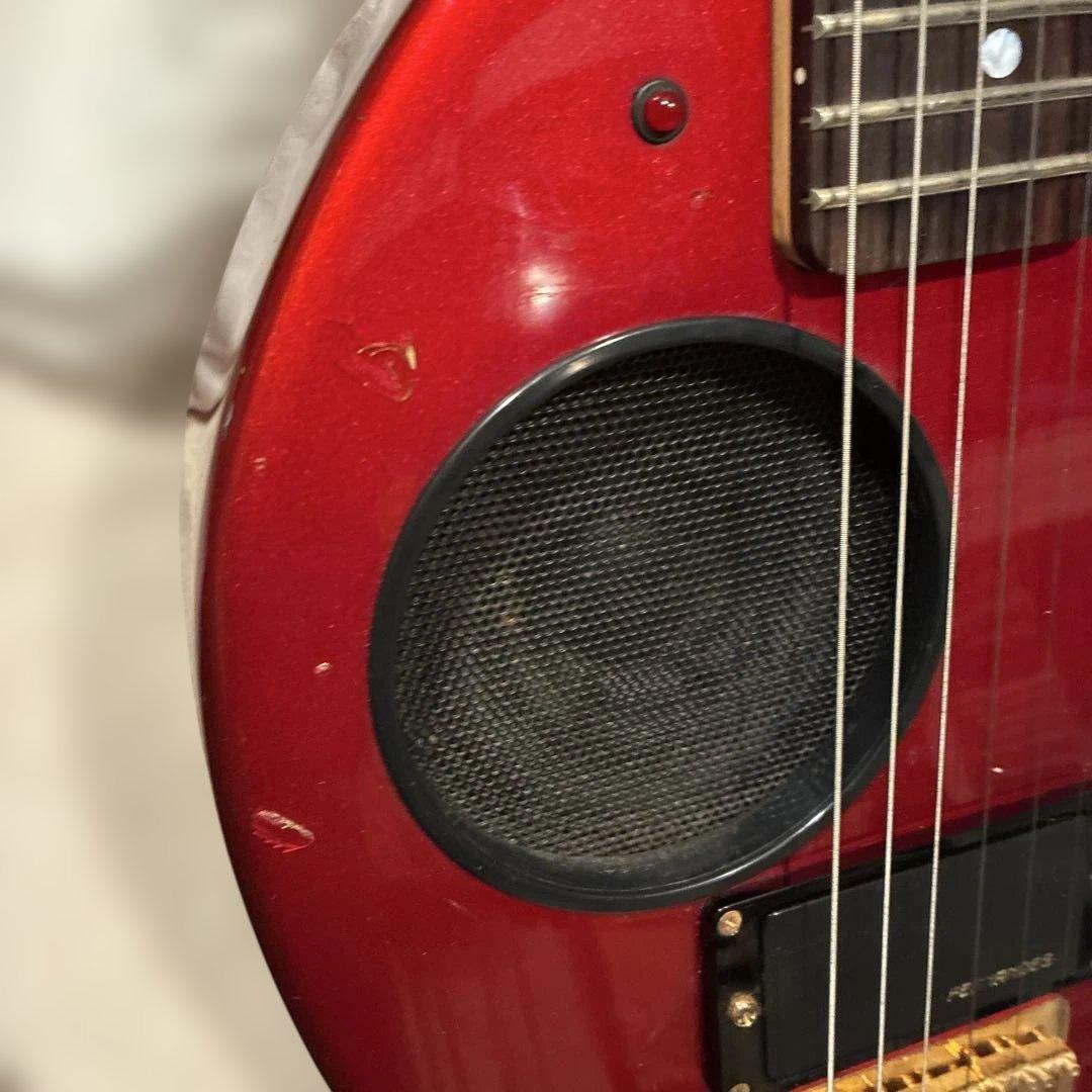 Fernandes zo-3レッドエレキギター 内蔵スピーカー付き