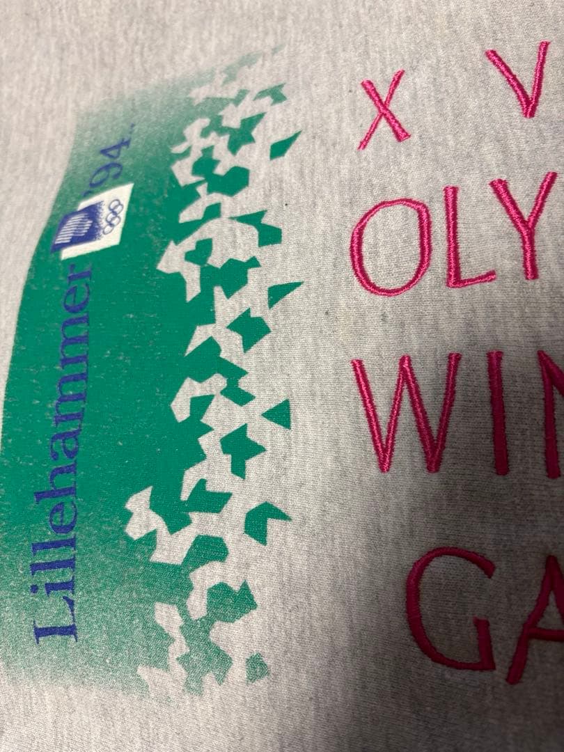 90s USA製 チャンピオン リバースウィーブ リレハンメルオリンピック XL