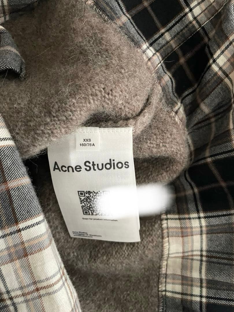 Acne Studiosレイヤードウールフーディ　ニットセーター