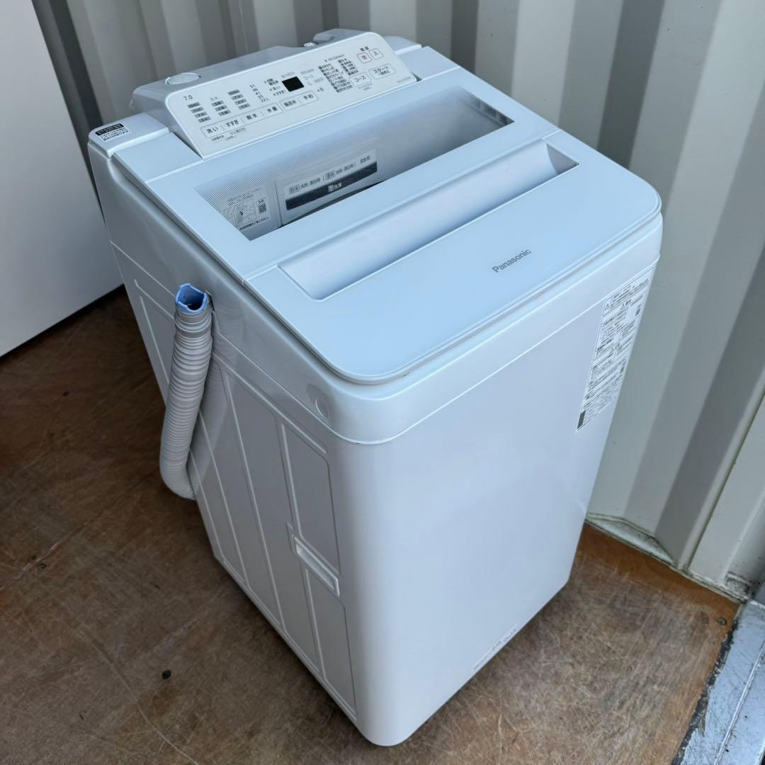 81⭐️2021年製美品★パナソニック　洗濯機　7KG 大型　インバーター