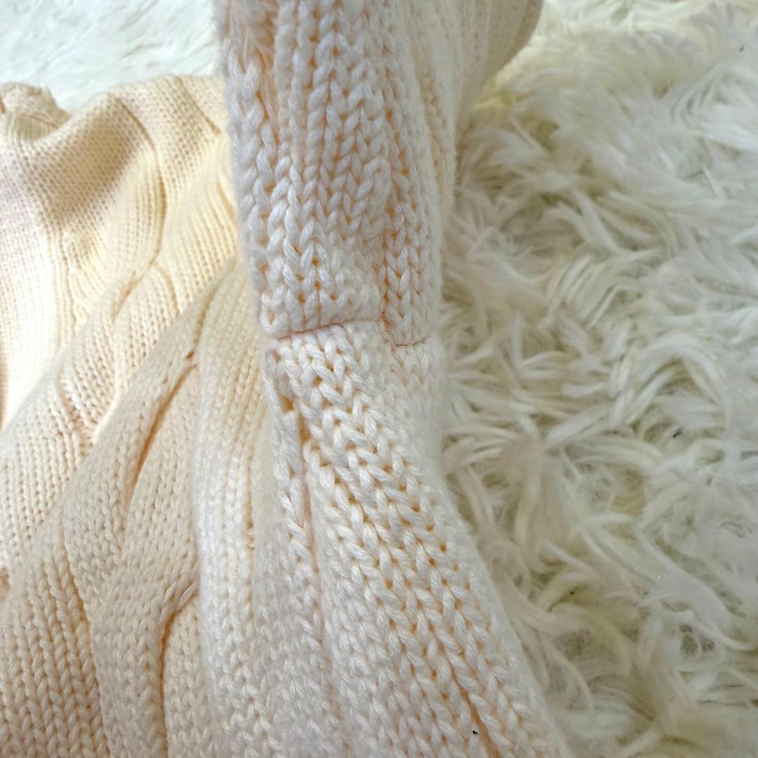 POLO RALPH LAUREN ケーブルニットカーディガン ポニー刺繍