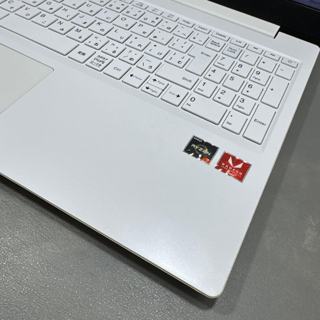 【高性能】NECプレミアムホワイト☘Ryzen7☘NVMe256GB+1TB