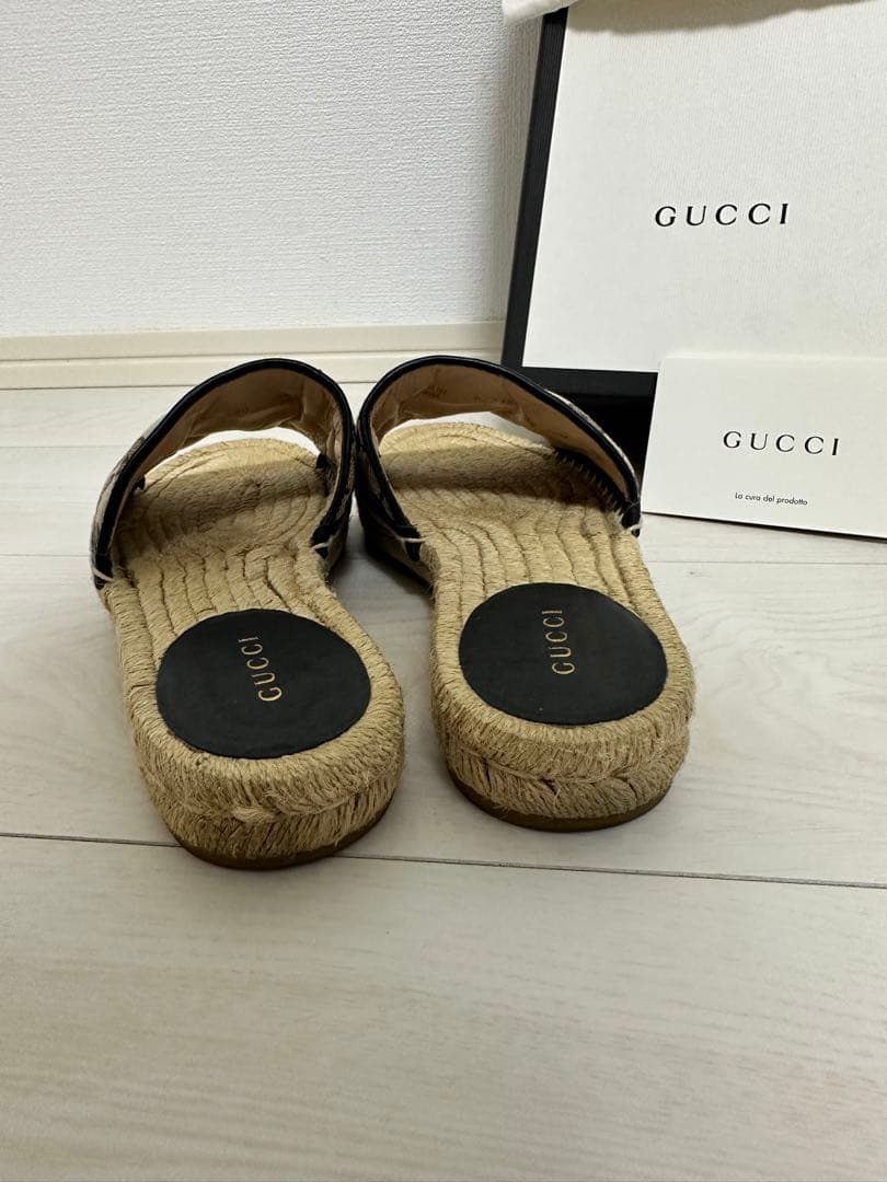 PHSGUCCI GGロゴ エスパドリーユサンダル