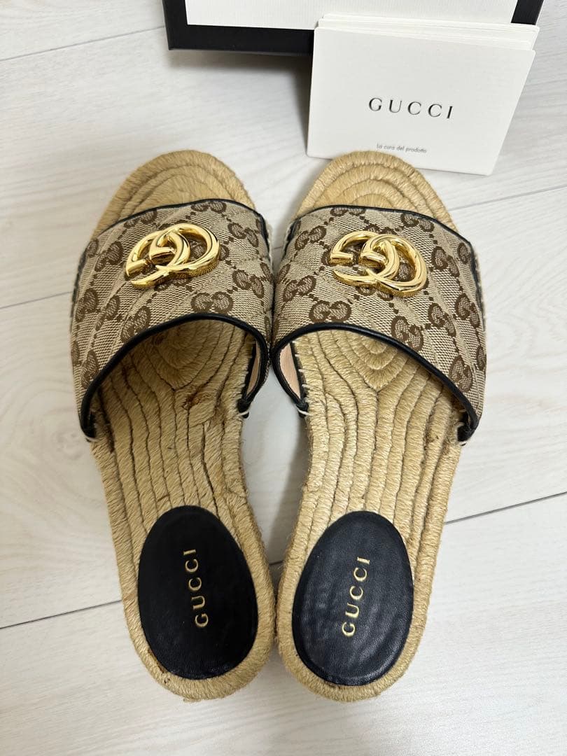 PHSGUCCI GGロゴ エスパドリーユサンダル