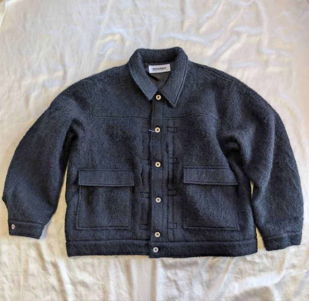 新品未使用　DISCOVERED　モヘア　シャギー　ビッグシルエット　ブルゾン