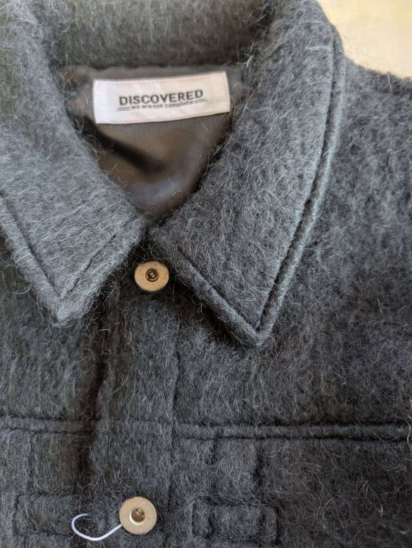 新品未使用　DISCOVERED　モヘア　シャギー　ビッグシルエット　ブルゾン