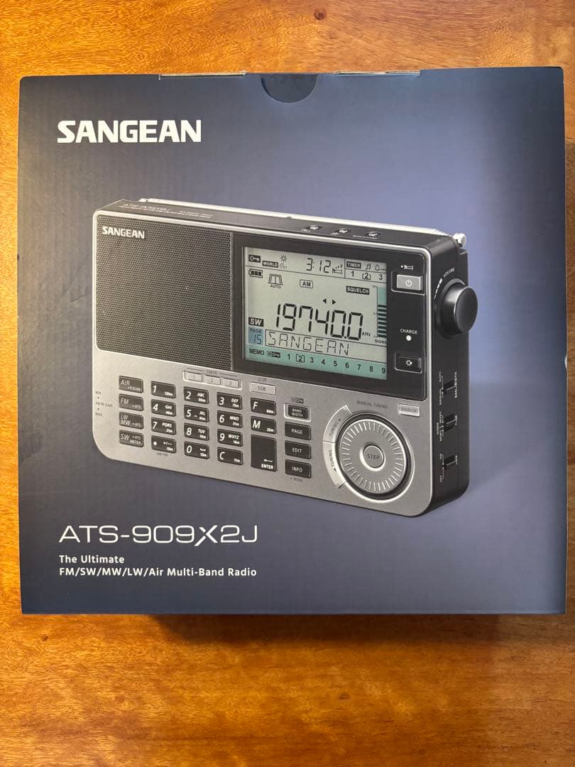 SANGEAN AM/FMラジオ ATS-909X2J デジタル表示