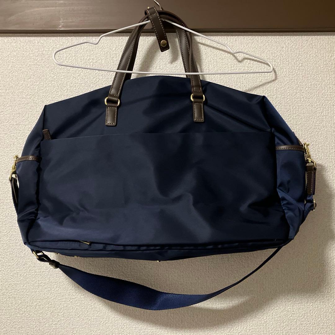 【未使用】マッキントッシュフィロソフィー ネイビー ナイロン ボストンバッグ