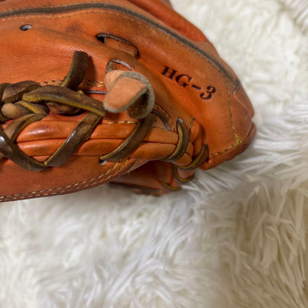 【良品】ミズノプロ キャッチャーミット 硬式　オレンジ　SDT-183