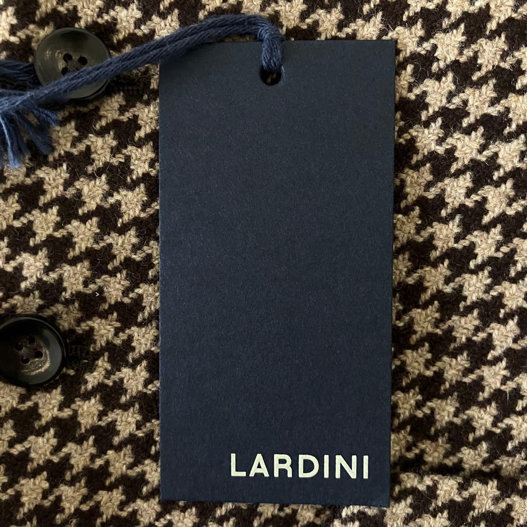 【新品】LARDINIラルディーニExclusve・ジレベスト・千鳥格子・46