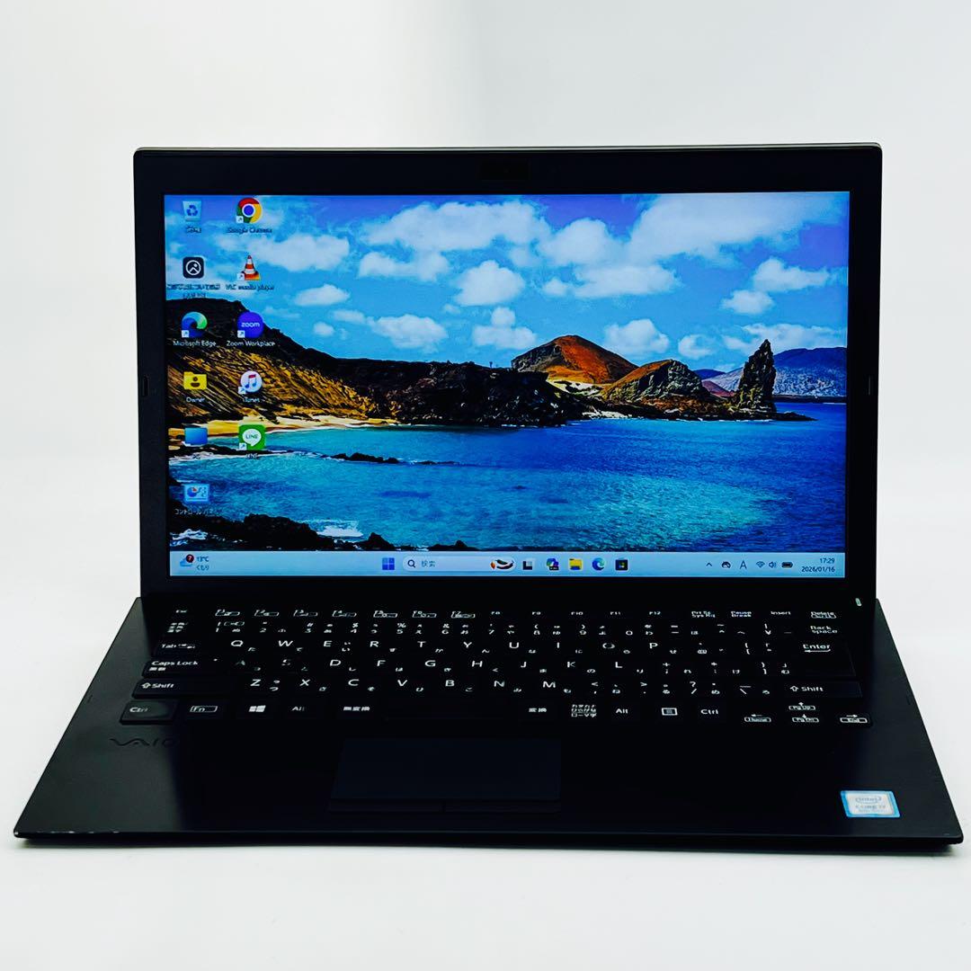 VAIO Core i7 8世代 8GB ノートパソコン Win11 オフィス