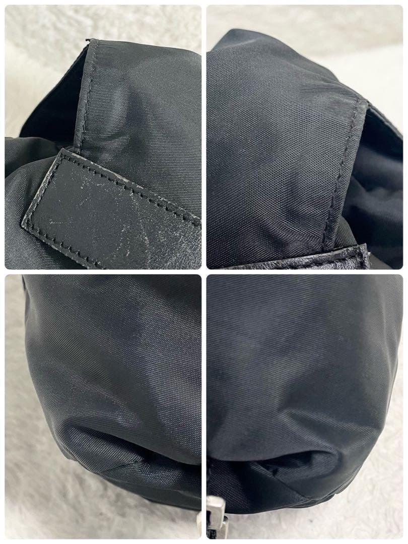 プラダ バックパック リュック 三角ロゴ ナイロン ブラック 大容量 黒 多機能