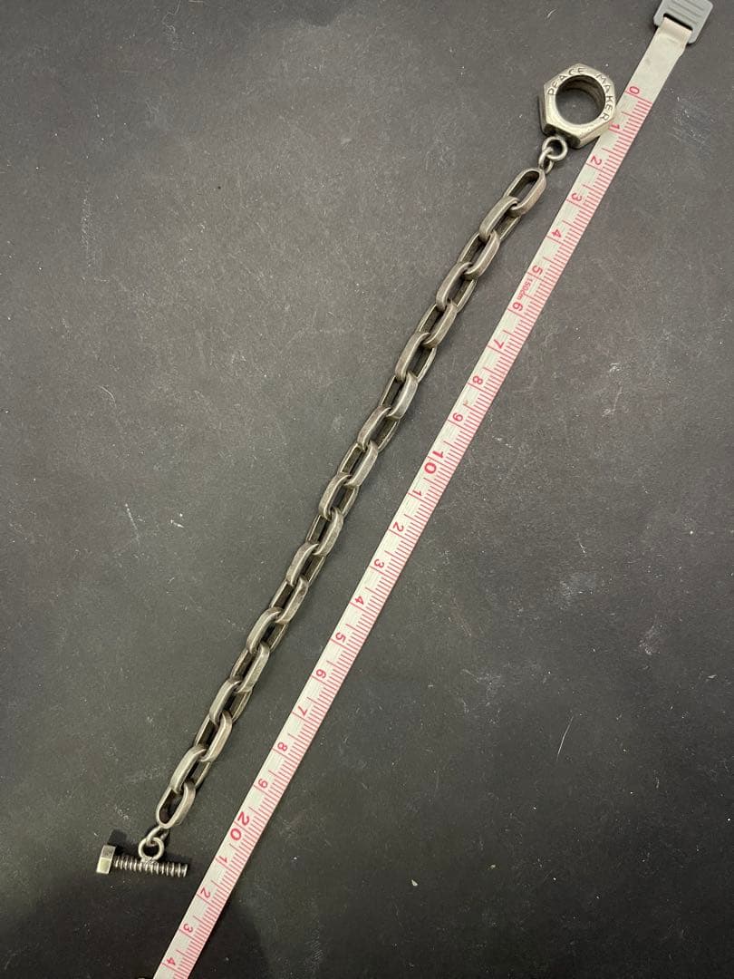 シルバー925製　PEACE MAKER ピースメーカー ブレスレット　ナット