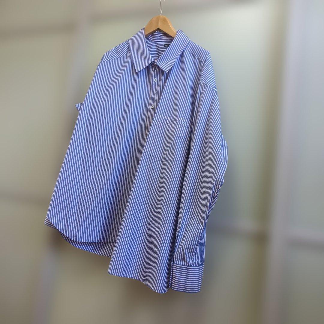 最終価格】美品 LES SIX ストライプスリップ シャツ